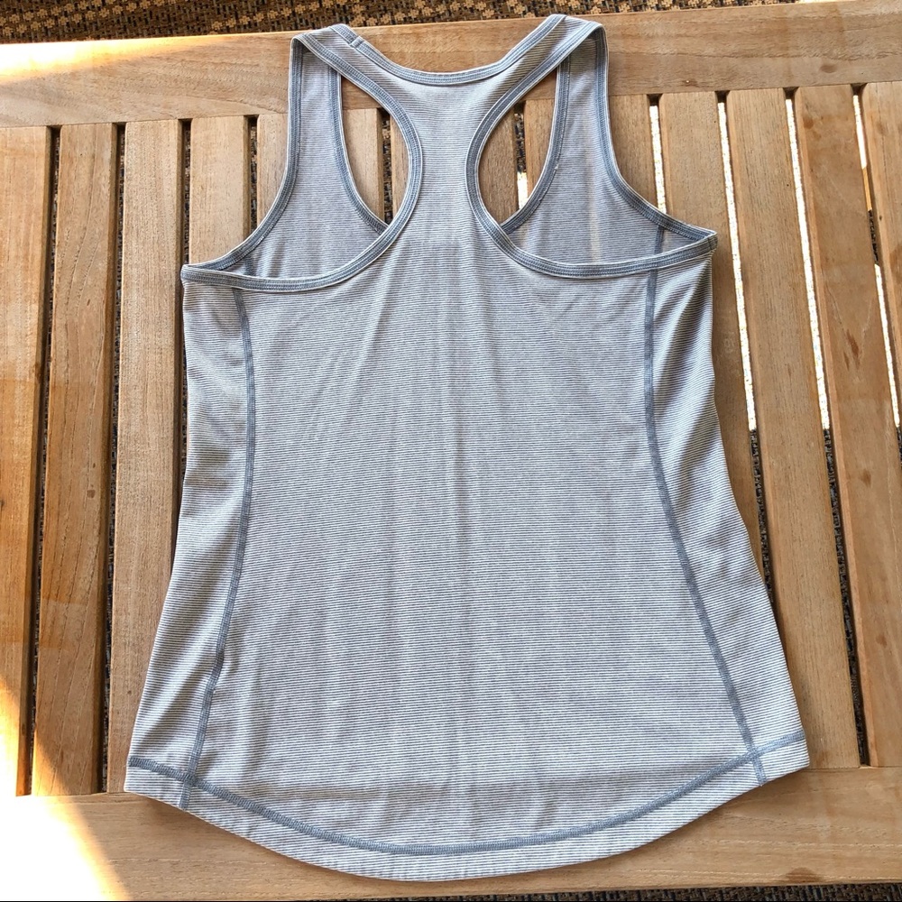 Zella Mini Stripe Racerback Tank - Picture 4 of 5